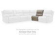 Narwhal Place Reclining Sectional with Storage Console - Casa Morelos / Coahuila Furniture (Oklahoma City, OK)