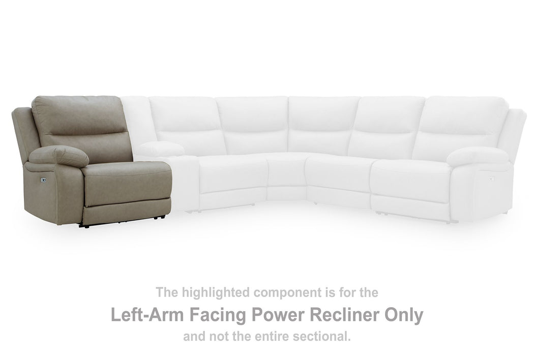 Narwhal Place Reclining Sectional with Storage Console - Casa Morelos / Coahuila Furniture (Oklahoma City, OK)