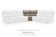 Narwhal Place Reclining Sectional with Storage Console - Casa Morelos / Coahuila Furniture (Oklahoma City, OK)