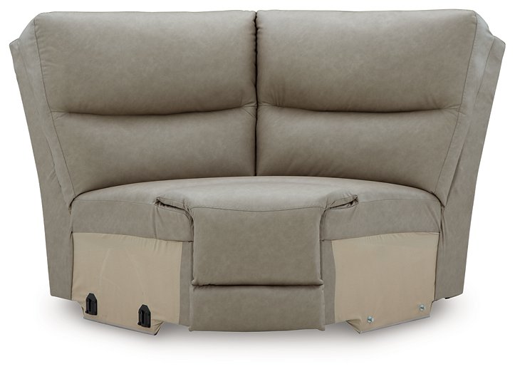 Narwhal Place Reclining Sectional with Storage Console - Casa Morelos / Coahuila Furniture (Oklahoma City, OK)