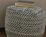 Chevron Pouf - Casa Morelos / Coahuila Furniture (Oklahoma City, OK)
