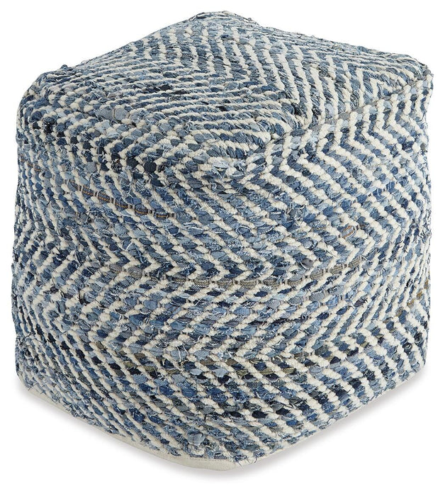 Chevron Pouf - Casa Morelos / Coahuila Furniture (Oklahoma City, OK)