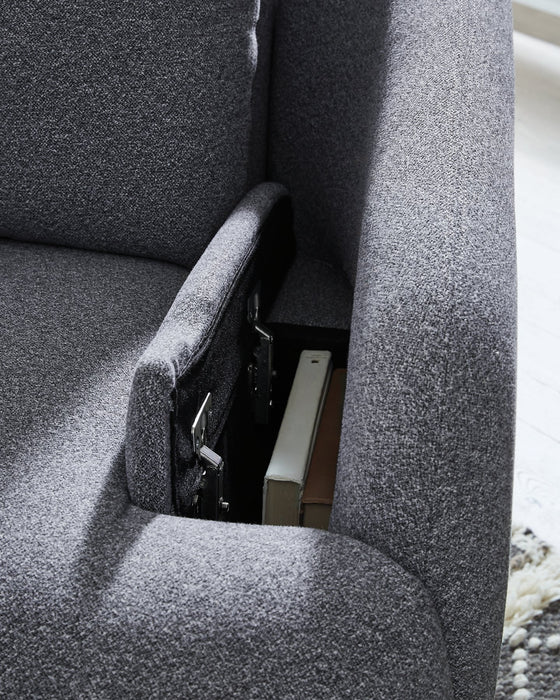 Alainmont Next-Gen Nuvella Swivel Power Recliner - Casa Morelos / Coahuila Furniture (Oklahoma City, OK)