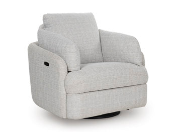Alainmont Next-Gen Nuvella Swivel Power Recliner - Casa Morelos / Coahuila Furniture (Oklahoma City, OK)