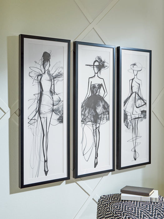 Mckerrick Wall Art Set (Set of 3) - Casa Morelos / Coahuila Furniture (Oklahoma City, OK)