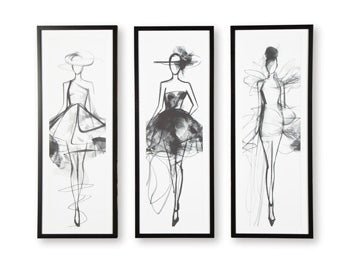 Mckerrick Wall Art Set (Set of 3) - Casa Morelos / Coahuila Furniture (Oklahoma City, OK)