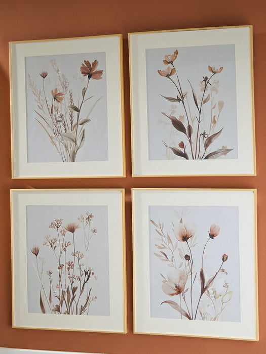 Chettings Wall Art (Set of 4) - Casa Morelos / Coahuila Furniture (Oklahoma City, OK)