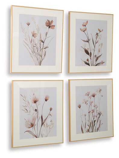 Chettings Wall Art (Set of 4) - Casa Morelos / Coahuila Furniture (Oklahoma City, OK)