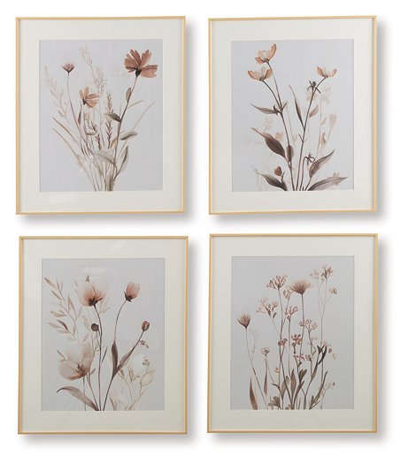 Chettings Wall Art (Set of 4) - Casa Morelos / Coahuila Furniture (Oklahoma City, OK)