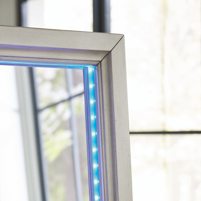 Evesen Floor Standing Mirror/Storage - Casa Morelos / Coahuila Furniture (Oklahoma City, OK)