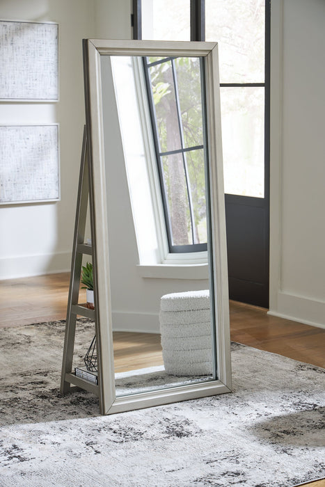 Evesen Floor Standing Mirror/Storage - Casa Morelos / Coahuila Furniture (Oklahoma City, OK)