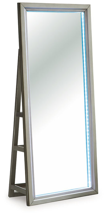 Evesen Floor Standing Mirror/Storage - Casa Morelos / Coahuila Furniture (Oklahoma City, OK)