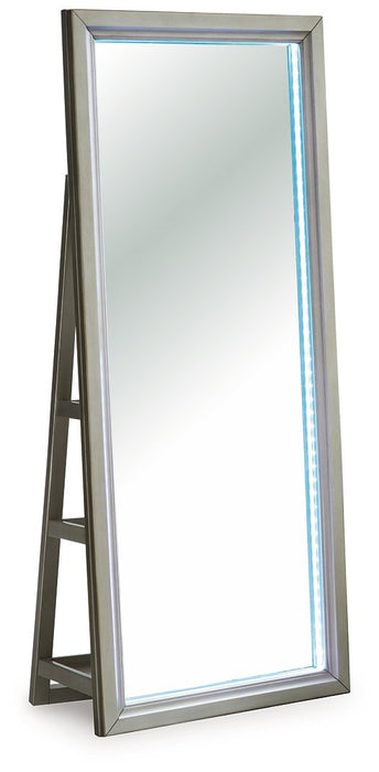 Evesen Floor Standing Mirror/Storage - Casa Morelos / Coahuila Furniture (Oklahoma City, OK)