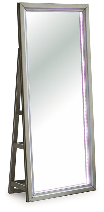 Evesen Floor Standing Mirror/Storage - Casa Morelos / Coahuila Furniture (Oklahoma City, OK)