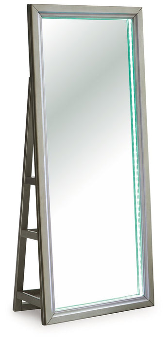 Evesen Floor Standing Mirror/Storage - Casa Morelos / Coahuila Furniture (Oklahoma City, OK)
