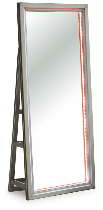 Evesen Floor Standing Mirror/Storage - Casa Morelos / Coahuila Furniture (Oklahoma City, OK)