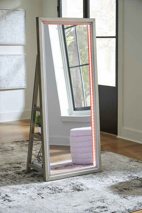 Evesen Floor Standing Mirror/Storage - Casa Morelos / Coahuila Furniture (Oklahoma City, OK)