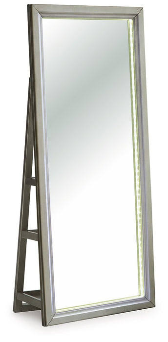 Evesen Floor Standing Mirror/Storage - Casa Morelos / Coahuila Furniture (Oklahoma City, OK)