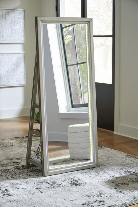 Evesen Floor Standing Mirror/Storage - Casa Morelos / Coahuila Furniture (Oklahoma City, OK)
