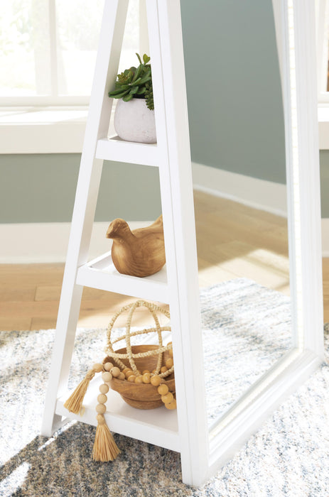 Evesen Floor Standing Mirror/Storage - Casa Morelos / Coahuila Furniture (Oklahoma City, OK)