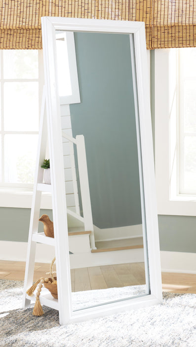 Evesen Floor Standing Mirror/Storage - Casa Morelos / Coahuila Furniture (Oklahoma City, OK)