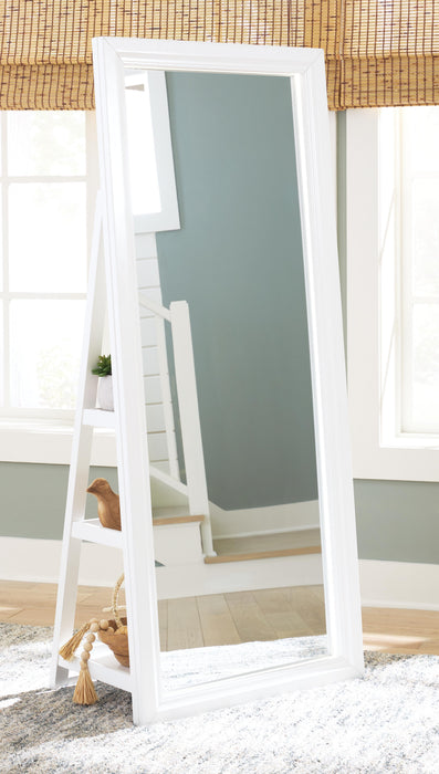 Evesen Floor Standing Mirror/Storage - Casa Morelos / Coahuila Furniture (Oklahoma City, OK)