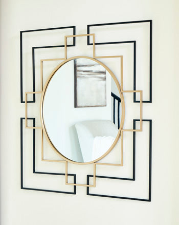 Oceanal Accent Mirror - Casa Morelos / Coahuila Furniture (Oklahoma City, OK)