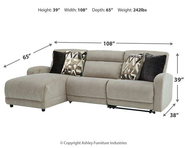 Colleyville Power Reclining Sectional with Chaise - Casa Morelos / Coahuila Furniture (Oklahoma City, OK)