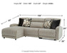 Colleyville Power Reclining Sectional with Chaise - Casa Morelos / Coahuila Furniture (Oklahoma City, OK)