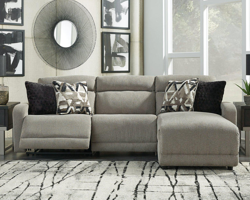 Colleyville Power Reclining Sectional with Chaise - Casa Morelos / Coahuila Furniture (Oklahoma City, OK)