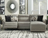 Colleyville Power Reclining Sectional with Chaise - Casa Morelos / Coahuila Furniture (Oklahoma City, OK)