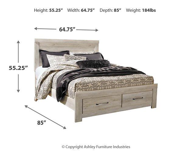Bellaby Bed with 2 Storage Drawers - Casa Morelos / Coahuila Furniture (Oklahoma City, OK)