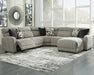 Colleyville Power Reclining Sectional with Chaise - Casa Morelos / Coahuila Furniture (Oklahoma City, OK)