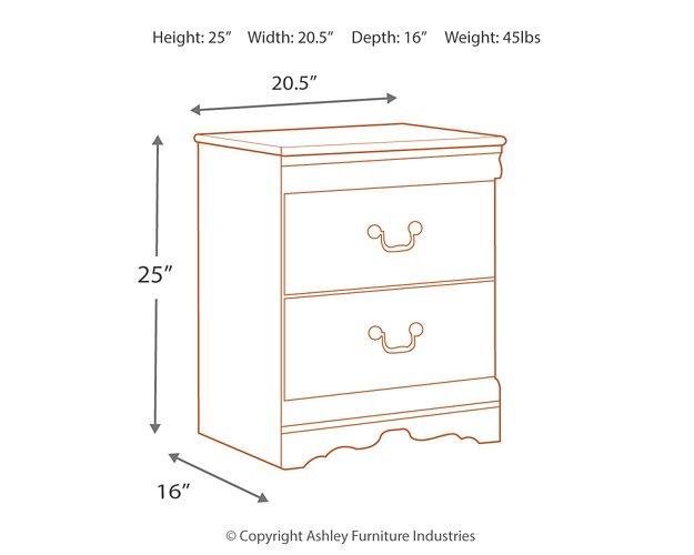Anarasia Nightstand - Casa Morelos / Coahuila Furniture (Oklahoma City, OK)