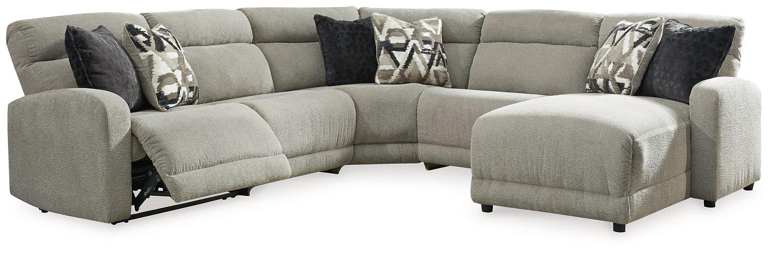 Colleyville Power Reclining Sectional with Chaise - Casa Morelos / Coahuila Furniture (Oklahoma City, OK)