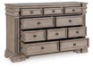 Blairhurst Dresser and Mirror - Casa Morelos / Coahuila Furniture (Oklahoma City, OK)