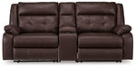 Punch Up Power Reclining Sectional Loveseat with Console - Casa Morelos / Coahuila Furniture (Oklahoma City, OK)