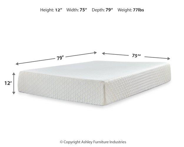 Chime 12 Inch Memory Foam Mattress in a Box - Casa Morelos / Coahuila Furniture (Oklahoma City, OK)