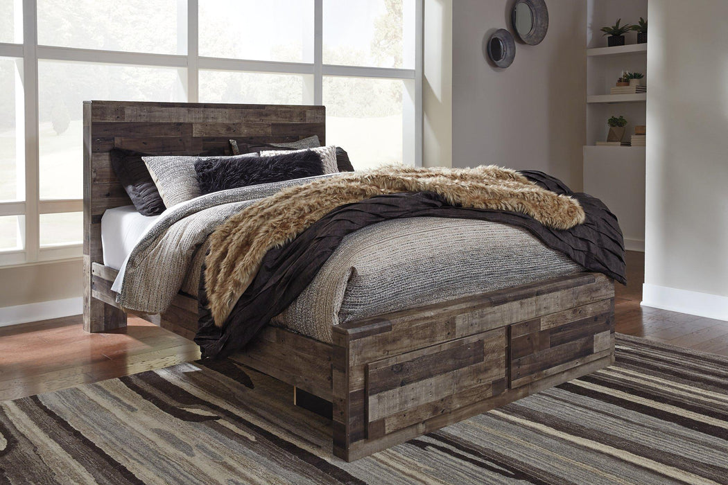 Derekson Bed with 2 Side Storage - Casa Morelos / Coahuila Furniture (Oklahoma City, OK)