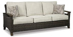 Paradise Trail Outdoor Sofa, Lounge Chairs and Fire Pit Table - Casa Morelos / Coahuila Furniture (Oklahoma City, OK)