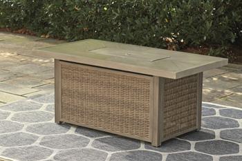 Beachcroft Outdoor Fire Pit Table - Casa Morelos / Coahuila Furniture (Oklahoma City, OK)