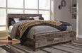 Derekson Bed with 2 Side Storage - Casa Morelos / Coahuila Furniture (Oklahoma City, OK)