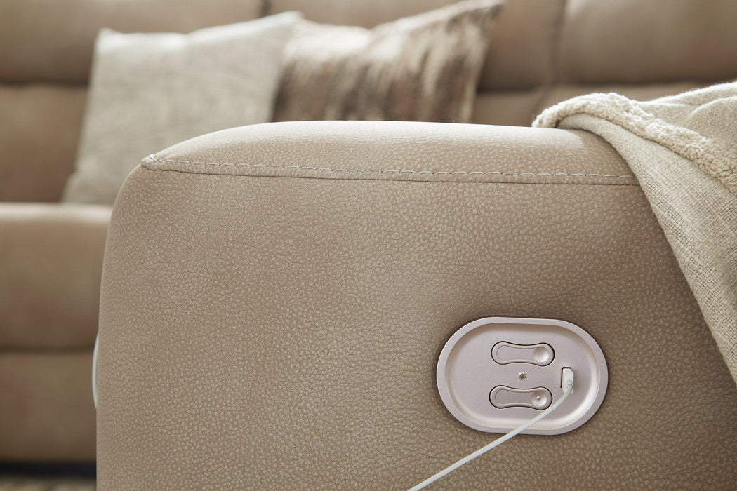 Next-Gen DuraPella Power Reclining Sectional Loveseat - Casa Morelos / Coahuila Furniture (Oklahoma City, OK)