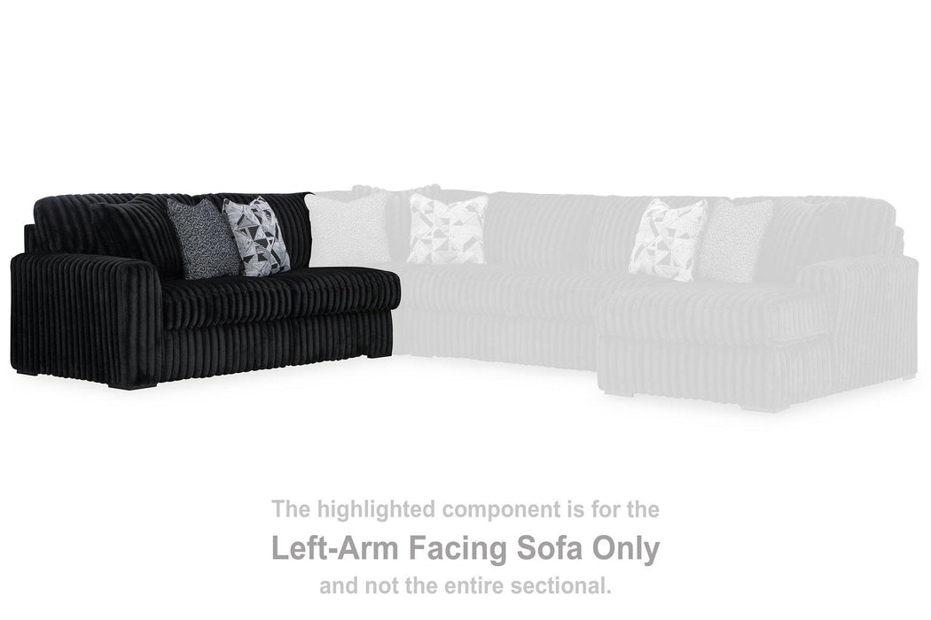 Midnight-Madness Sectional Sofa with Chaise - Casa Morelos / Coahuila Furniture (Oklahoma City, OK)