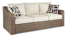 Beachcroft Outdoor Sofa with Cushion - Casa Morelos / Coahuila Furniture (Oklahoma City, OK)