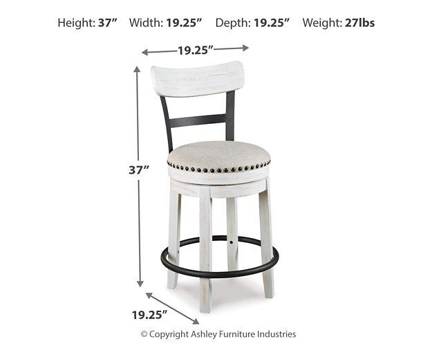 Valebeck Counter Height Bar Stool - Casa Morelos / Coahuila Furniture (Oklahoma City, OK)