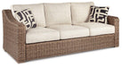 Beachcroft Outdoor Sofa with Cushion - Casa Morelos / Coahuila Furniture (Oklahoma City, OK)