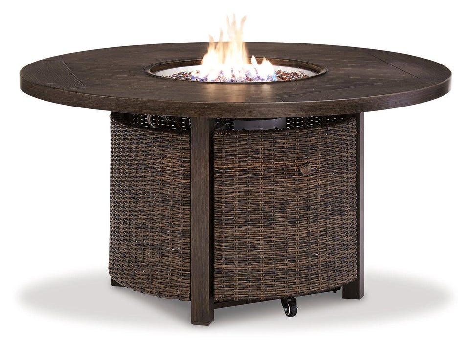 Paradise Trail Outdoor Sofa, Lounge Chairs and Fire Pit Table - Casa Morelos / Coahuila Furniture (Oklahoma City, OK)