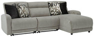 Colleyville Power Reclining Sectional with Chaise - Casa Morelos / Coahuila Furniture (Oklahoma City, OK)
