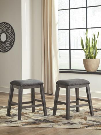 Caitbrook Counter Height Upholstered Bar Stool - Casa Morelos / Coahuila Furniture (Oklahoma City, OK)